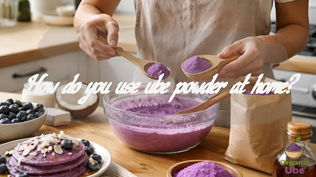 How do you use ube powder at home?
