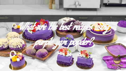 What are the best recipes using purple yam powder?