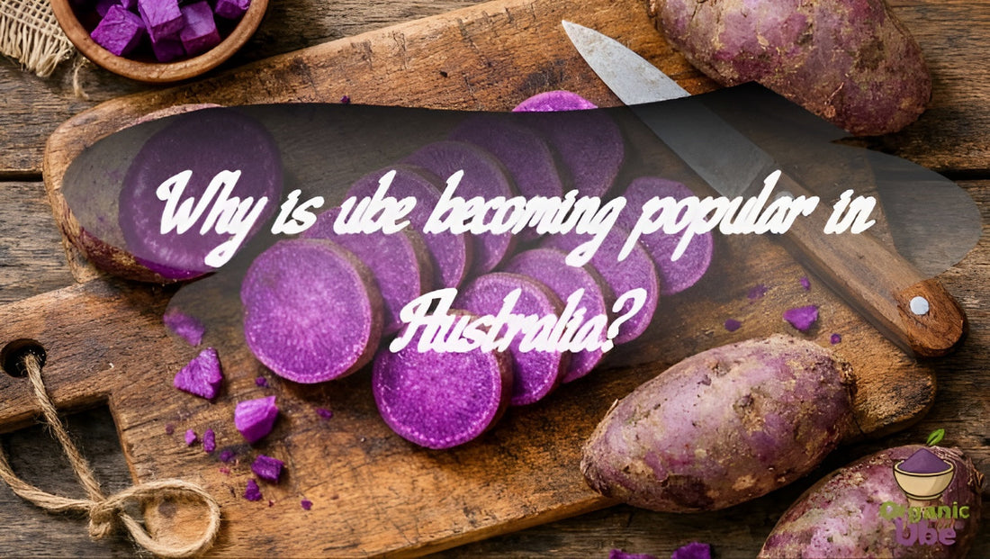 Why is ube becoming popular in Australia?