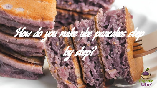 How do you make ube pancakes step by step?