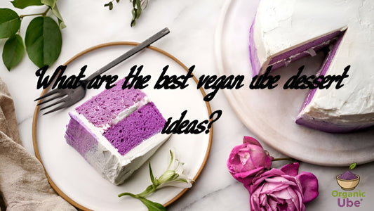 What are the best vegan ube dessert ideas?
