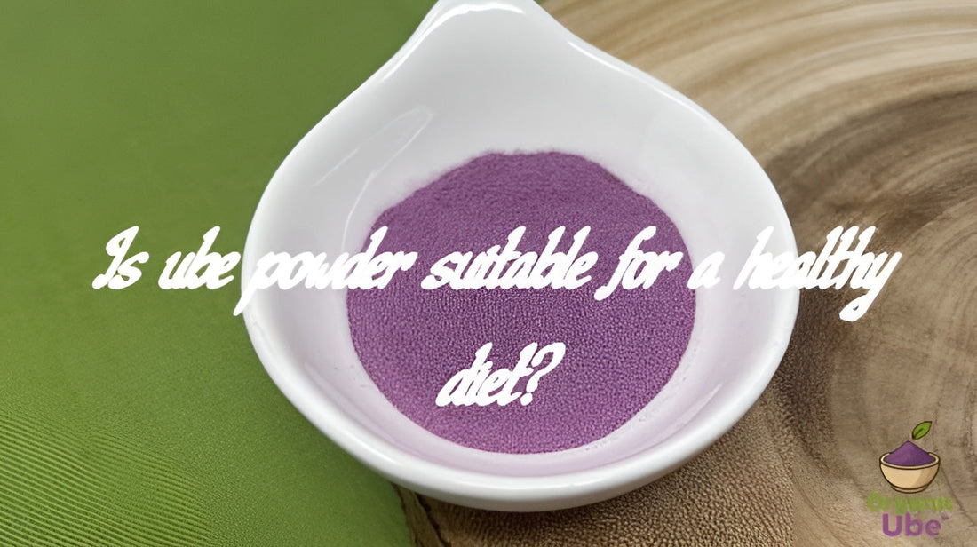 Is ube powder suitable for a healthy diet?