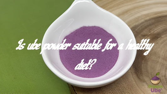 Is ube powder suitable for a healthy diet?
