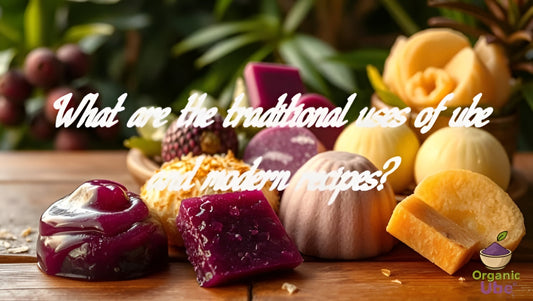 What are the traditional uses of ube and modern recipes?