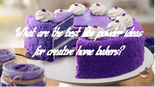 What are the best ube powder ideas for creative home bakers?