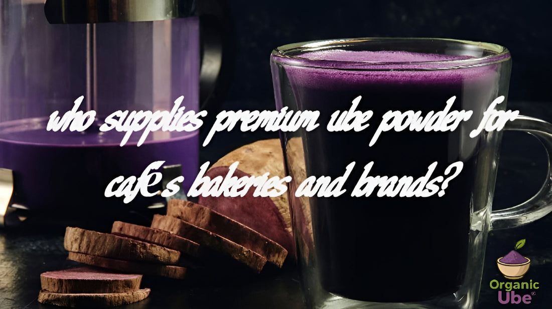 Who supplies premium ube powder for cafés bakeries and brands?