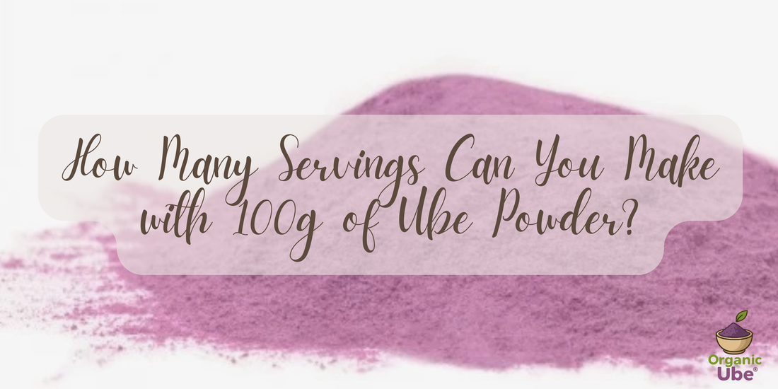 How Many Servings Can You Make with 100g of Ube Powder?